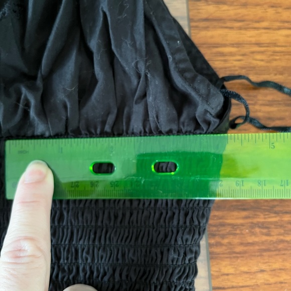 NWT Free People Nolan Embroidered Crop Tank In Black - Picture 10 of 10